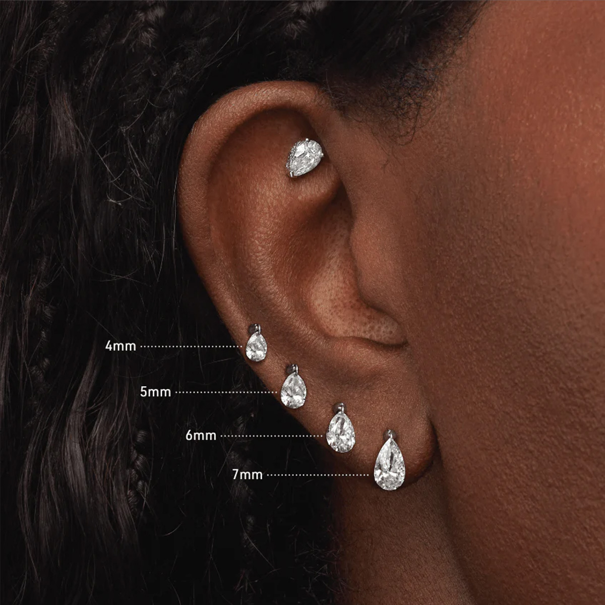 Orecchino Singolo con Diamanti - Body Jewelry Vch recensione e prezzo