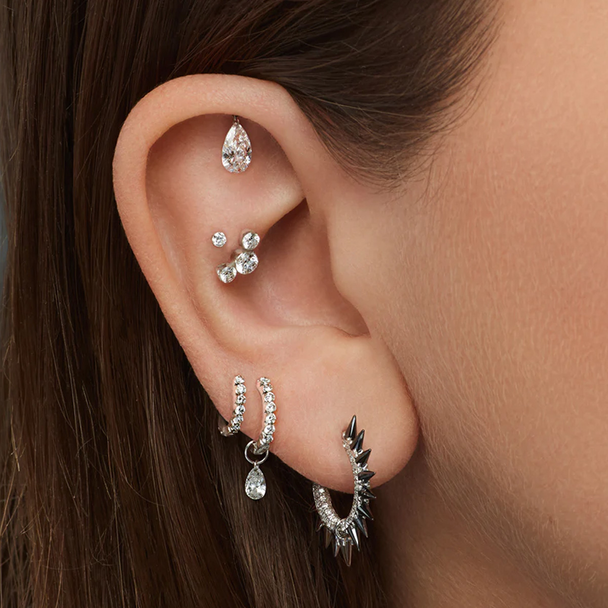Orecchino Singolo con Diamanti - Body Jewelry Vch recensione e prezzo