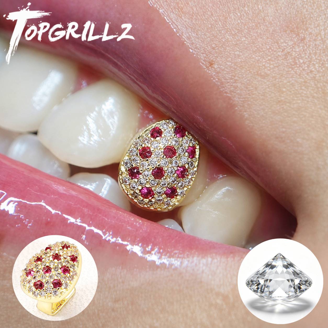 TOPGRILLZ Grillz per Dente Sin - Body Jewelry Men recensione e prezzo